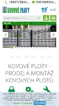 Mobile Screenshot of kovoveploty.cz